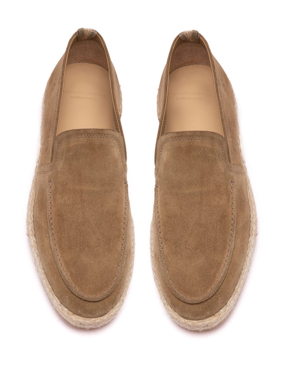 Officine Creative Suède loafers Bruin