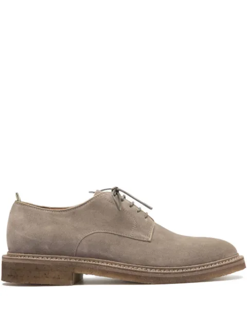 Officine Creative zapatos derby de gamuza