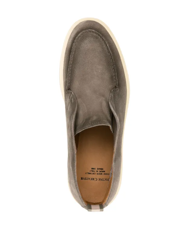 Officine Creative Bones 003 スエードブーツ | グレー | FARFETCH JP