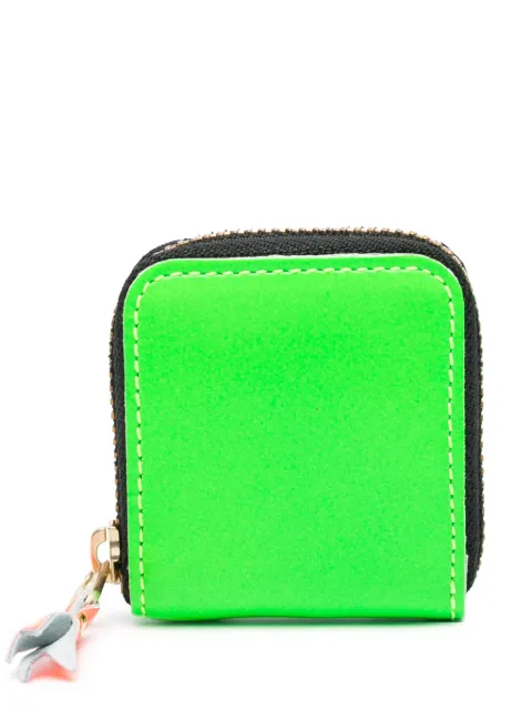 Comme Des Garçons Wallet Super Fluo Group leather wallet