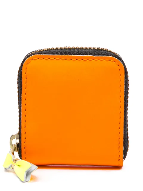 Comme Des Garçons Wallet Super Fluo leather wallet