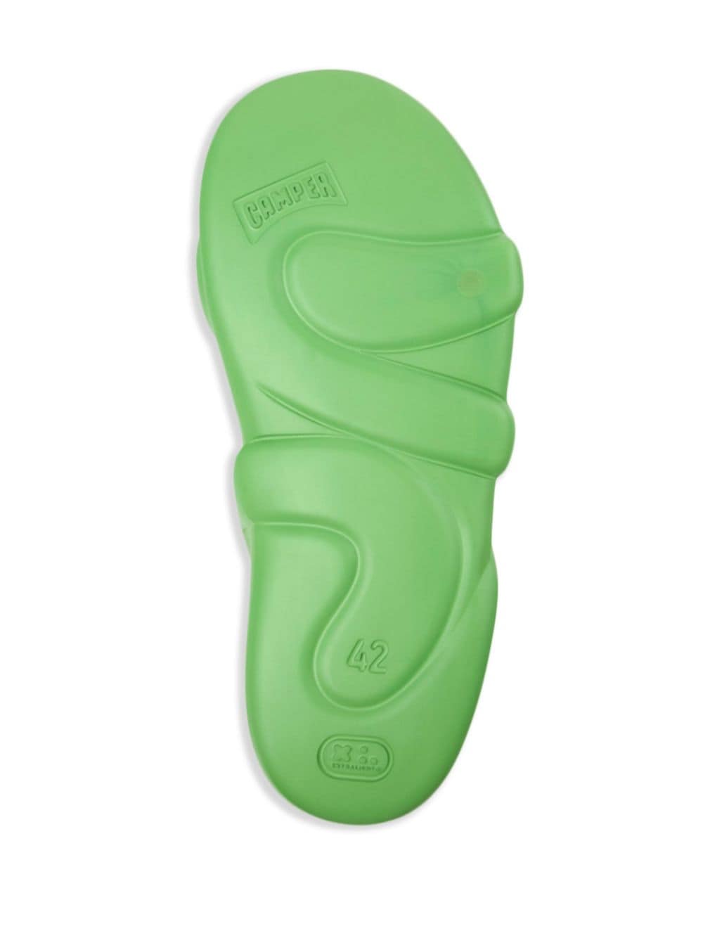 Shop Camper Kobarah Flat Slides In Green