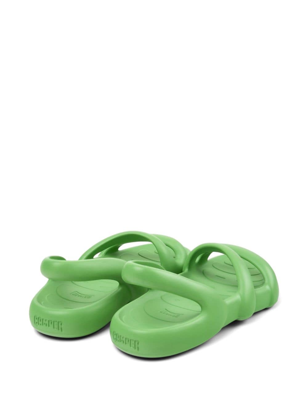 Shop Camper Kobarah Flat Slides In Green