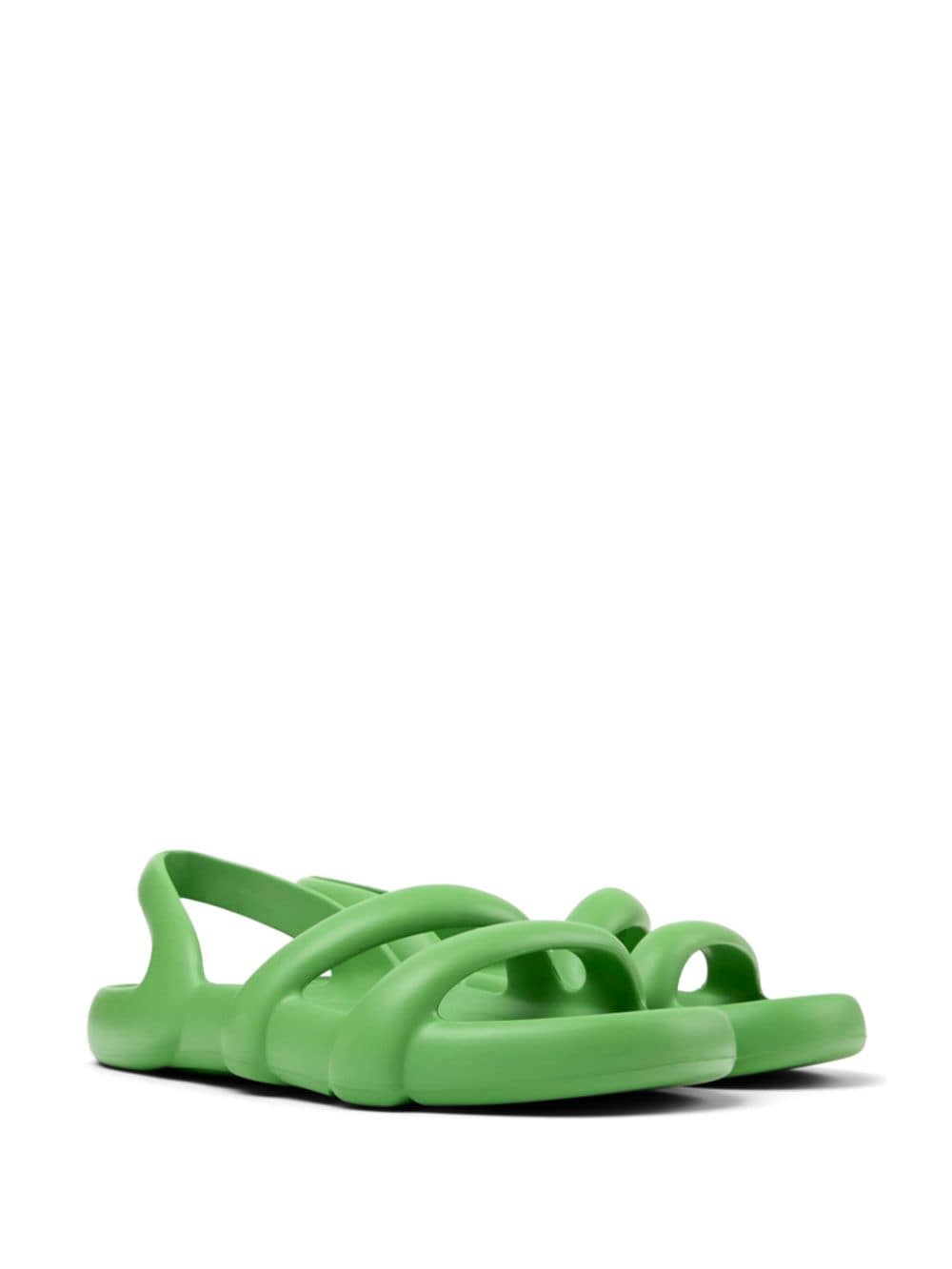 Shop Camper Kobarah Flat Slides In Green