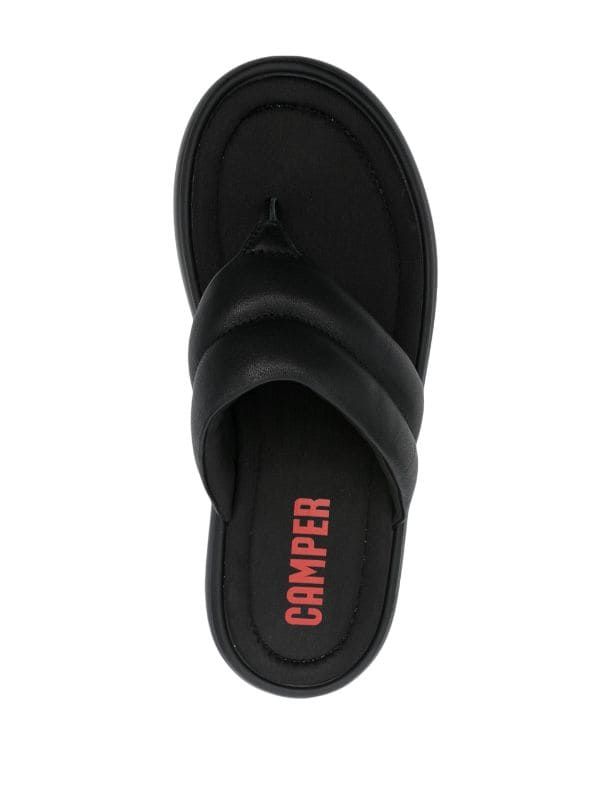 Camper Flota faux leather flip flops Farfetch