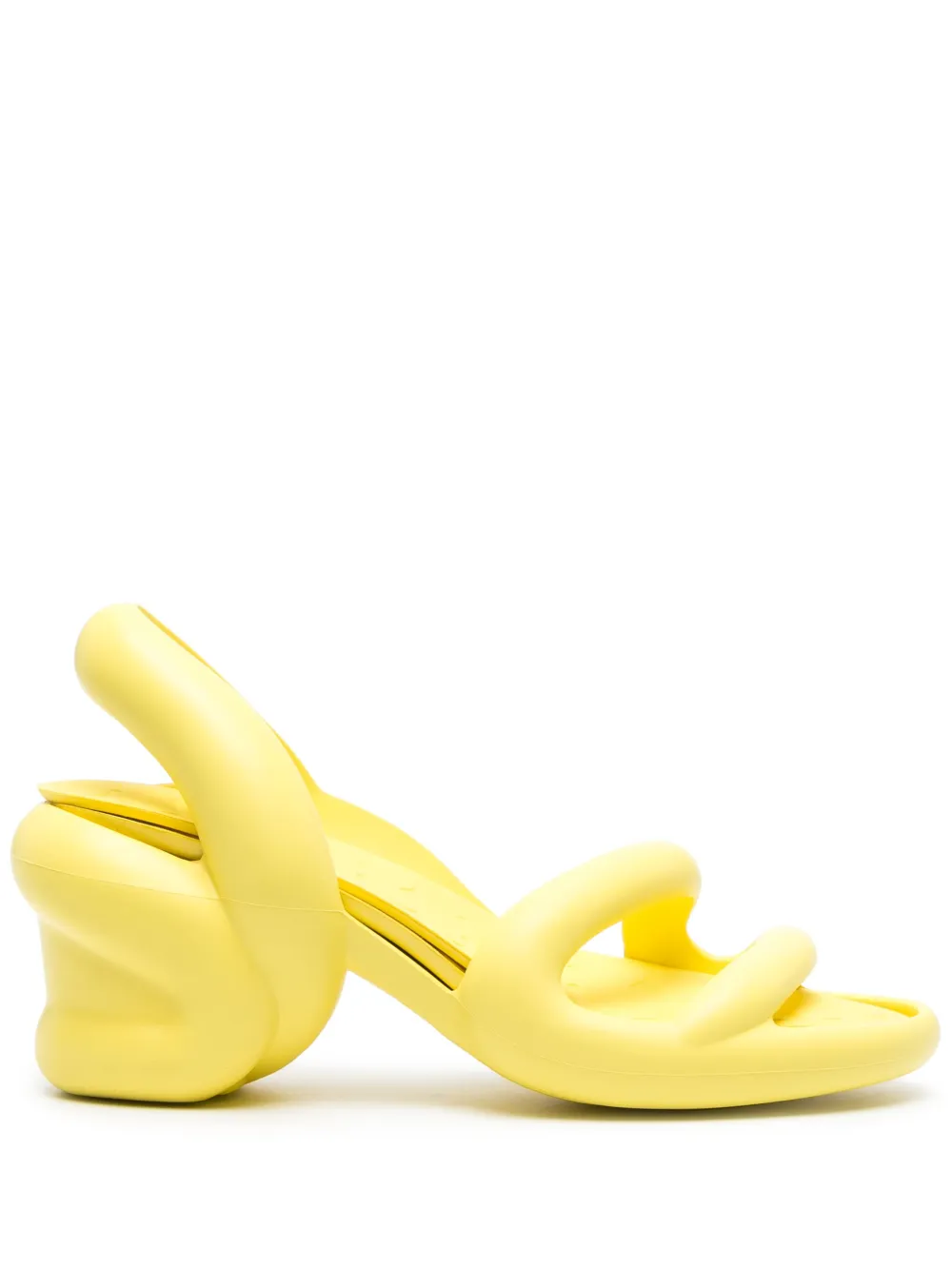 Camper Kobarah 76mm chunky sandals Yellow