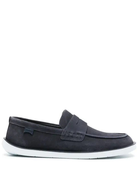 Camper Wagon suede penny loafers