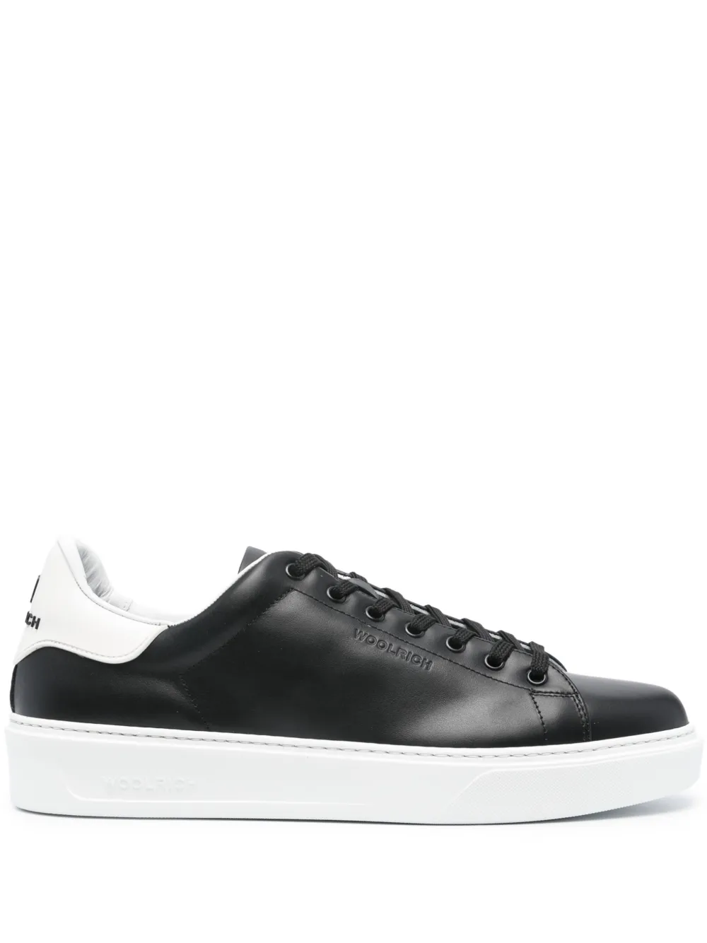 Woolrich Classic Court leather sneakers Black