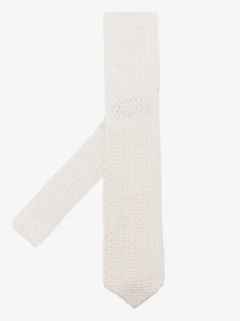 TOM FORD corbata de seda tejida
