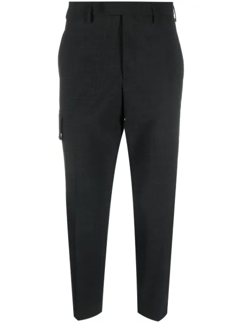 Neil Barrett cropped tapered-leg trousers