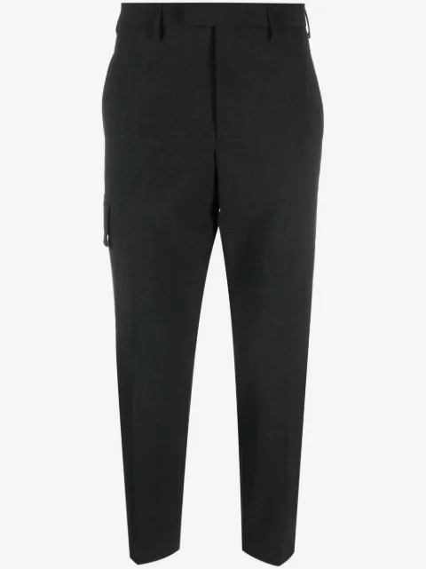 Neil Barrett cropped tapered-leg trousers