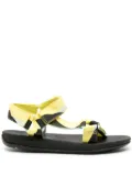 Camper graphic-print touch-strap-fastening sandals - Yellow