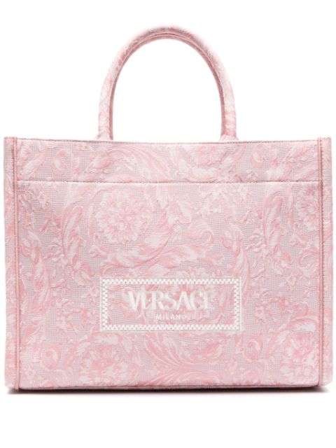 Versace Athena Barocco-print tote bag