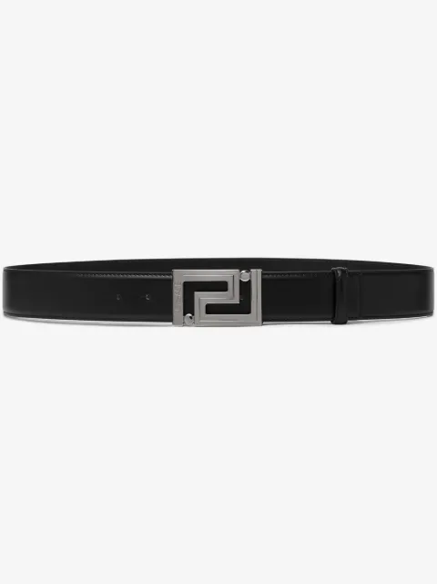 Versace حزام 'غريكا' جلد 1.6 بوصة