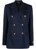 Versace Medusa Head-buttons wool blazer - Blue