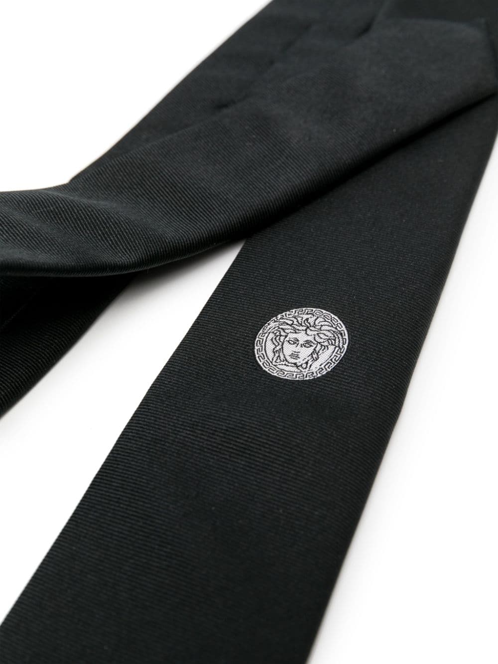 Versace Barocco zijden stropdas - Zwart