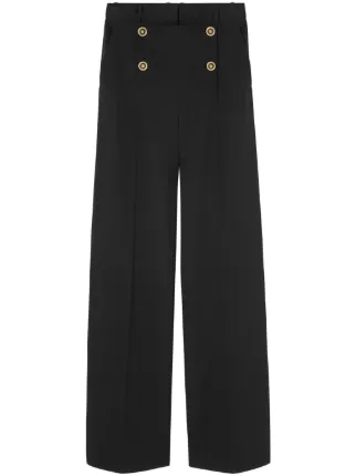 美品 VERSACE デニムブルー ストレートレッグ 34 48 ストレート 