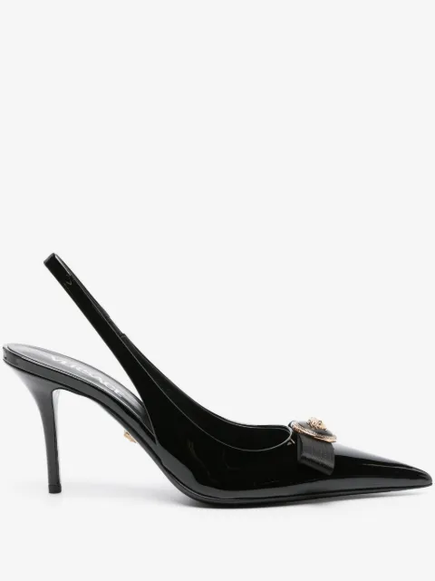 Versace Gianni Ribbon Slingback-Pumps 85mm