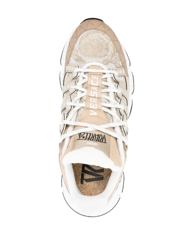 Versace TRIGRECA トレーナー スニーカー バロッコプリント ロゴ VERSACE Trigreca トライグレカ バロッコプリントスニーカー