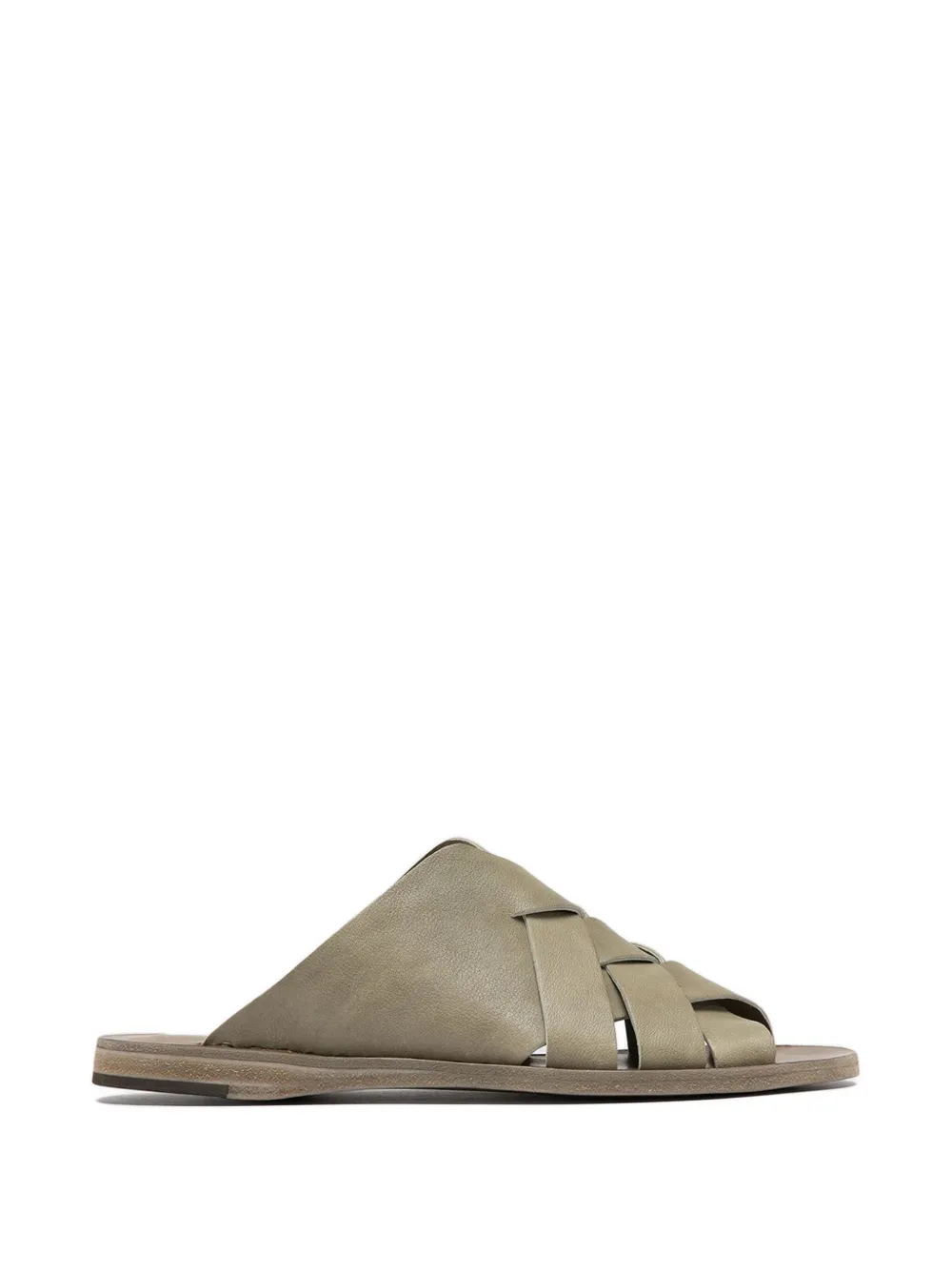 Officine Creative woven leather sandals Groen