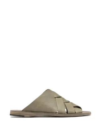 Officine Creative Woven Leather Sandals | Green | FARFETCH BH display picture 1