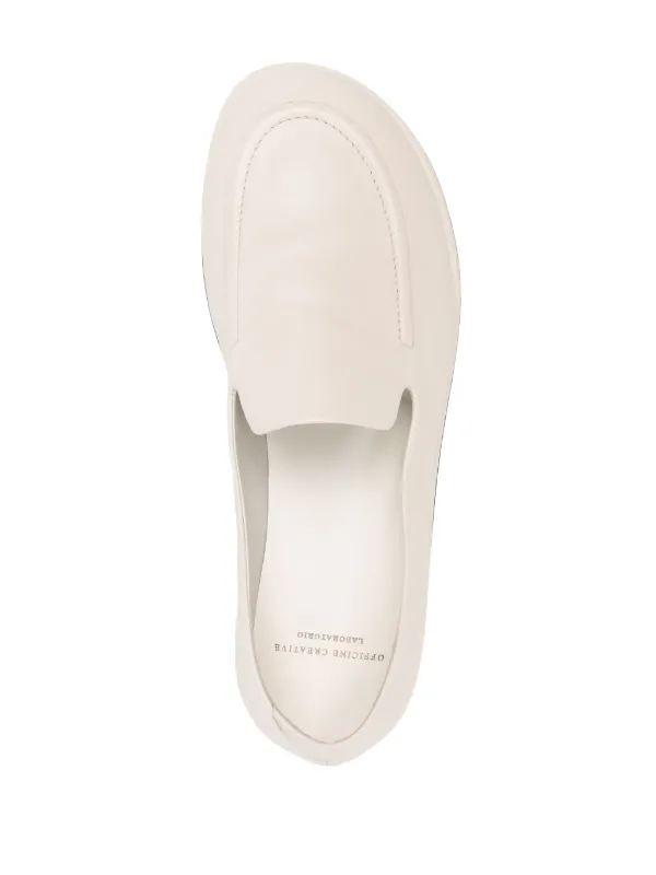 Officine Creative Mienne 101 Leather Loafers | White