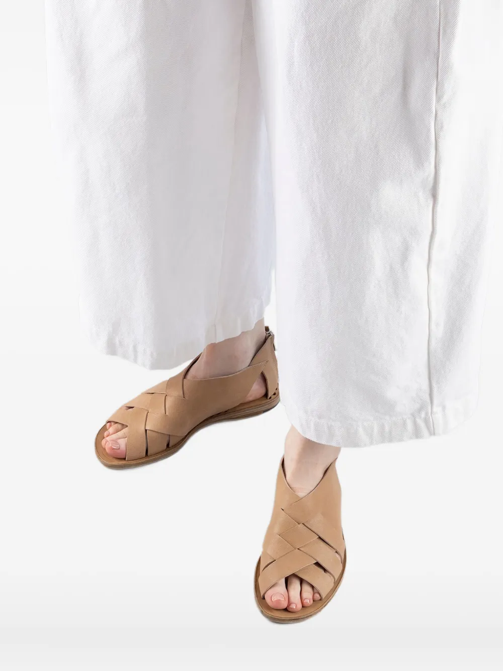 Officine Creative woven leather sandals Beige