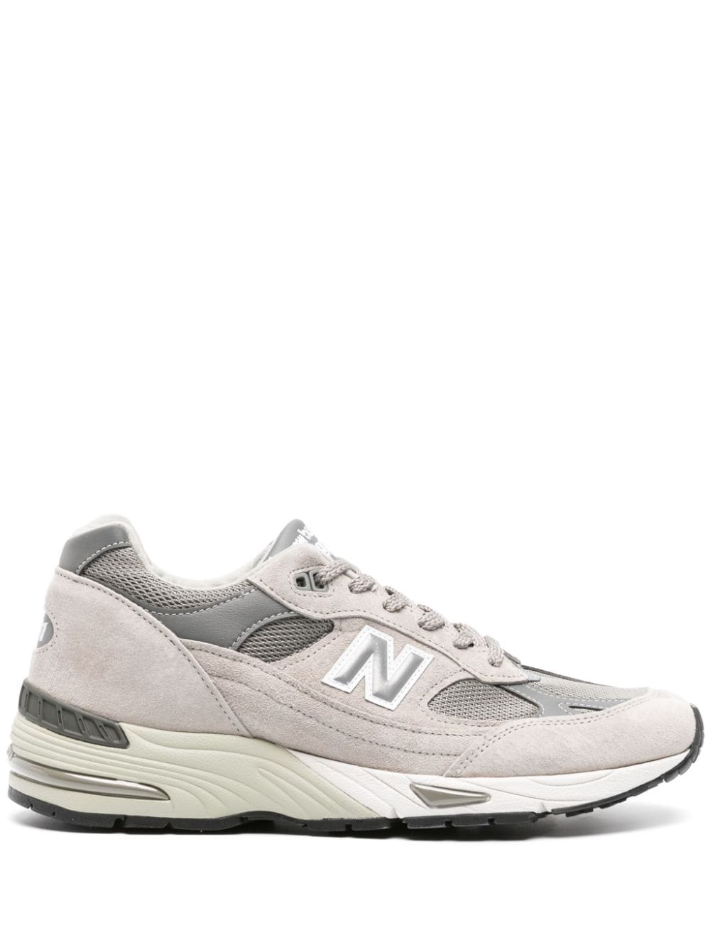 New Balance 991 suede panelled sneakers Grey