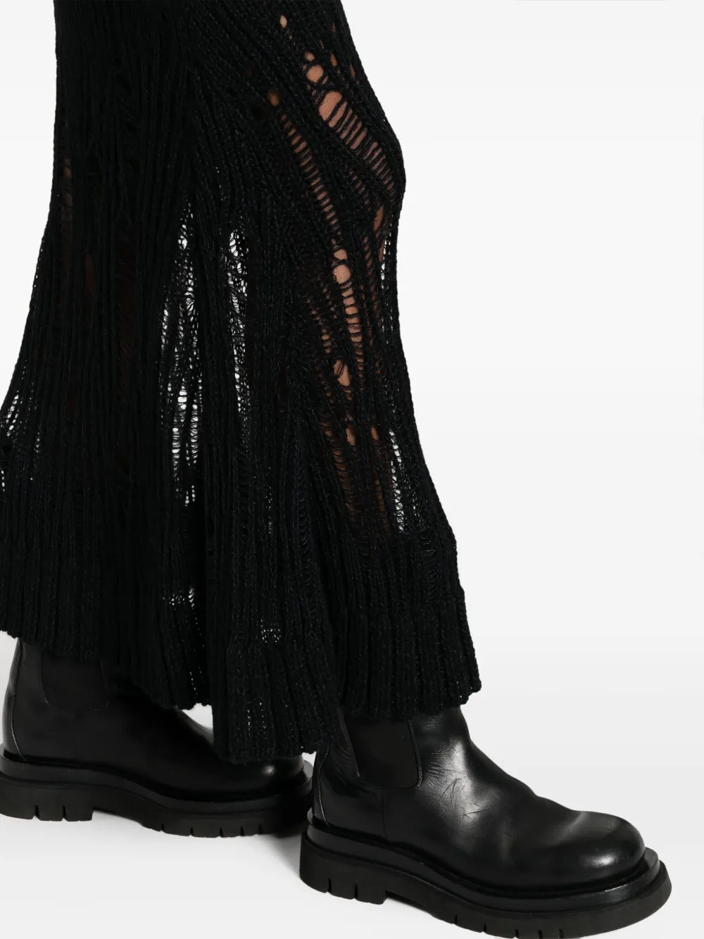 Chloé Gebreide maxi-rok Zwart