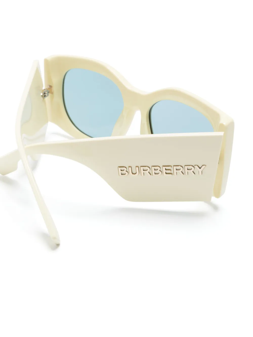 Burberry Eyewear BE4388U zonnebril met oversized montuur Geel