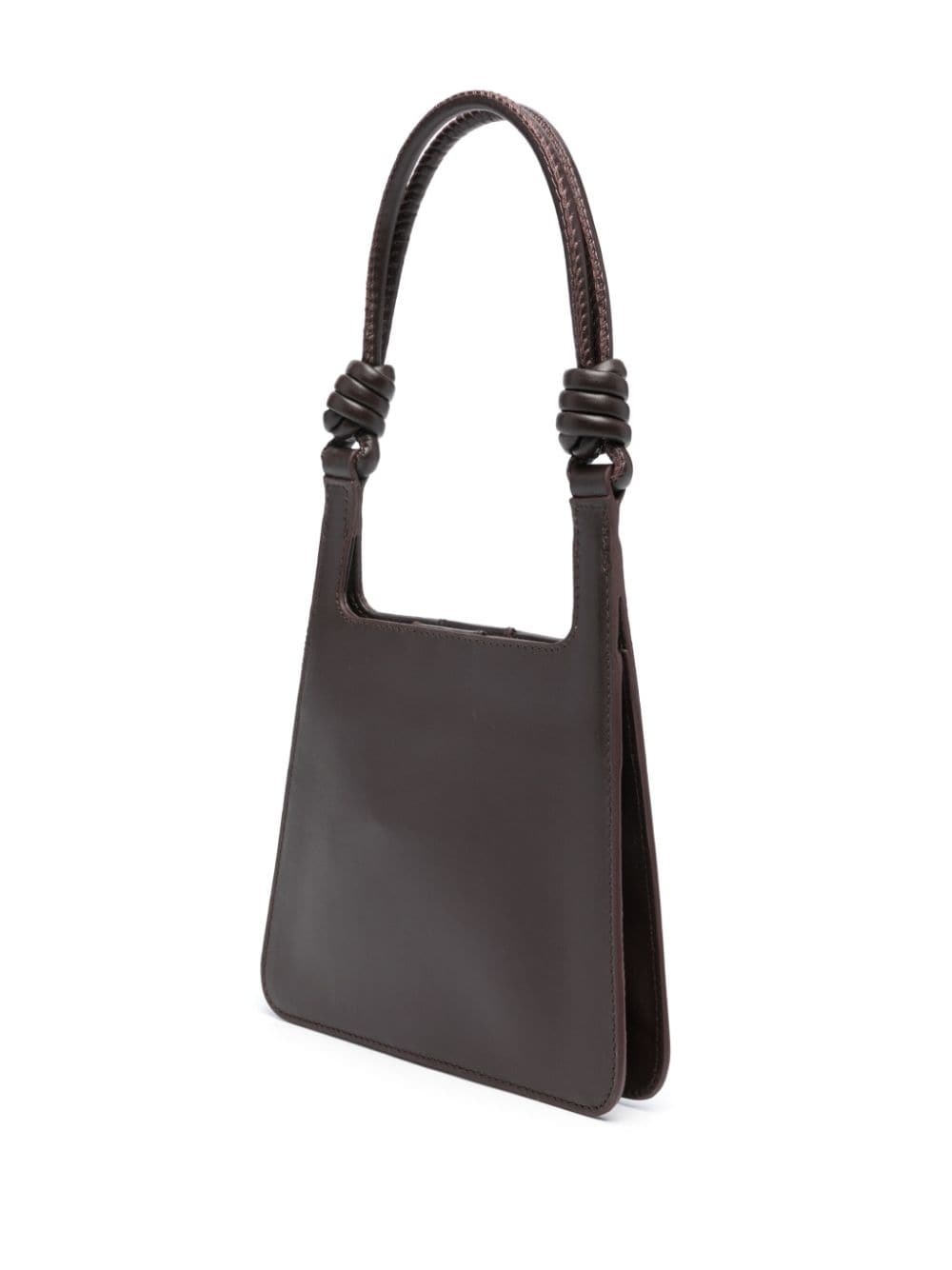 Shop Siedres Small Galli Leather Tote Bag In Brown