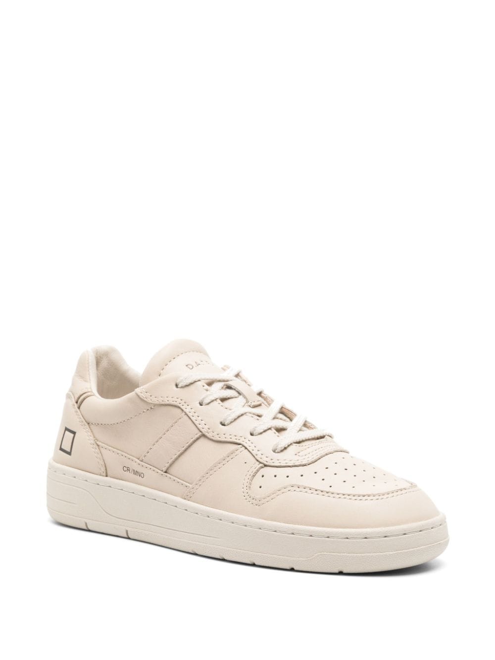 D.A.T.E. logo-print leather sneakers - Beige