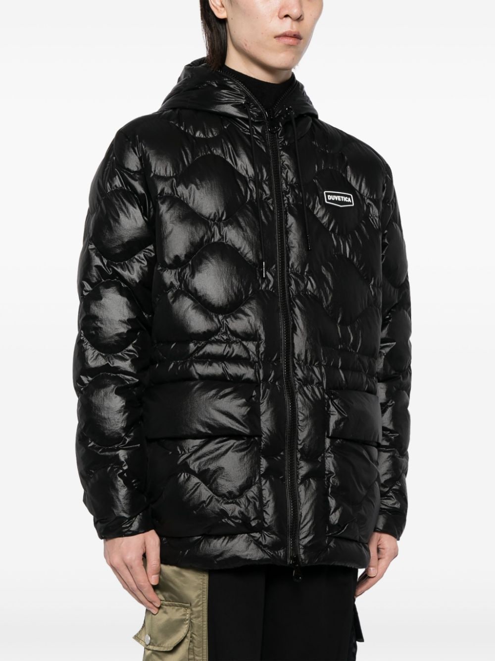 Shop Duvetica Lucio Quilted Puffer Jacket In Black