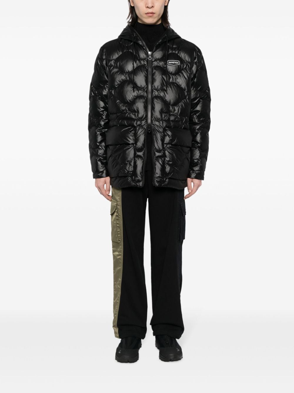 Shop Duvetica Lucio Quilted Puffer Jacket In Black