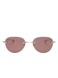Dita Eyewear round-frame tinted sunglasses - Gold