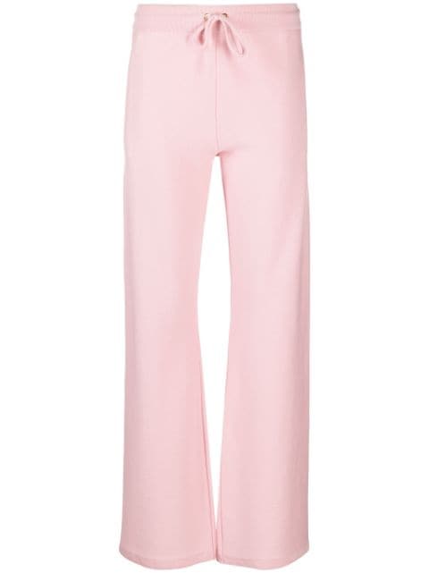 Versace Medusa ribbed-knit flared trousers