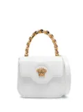 Versace La Medusa patent mini bag - White