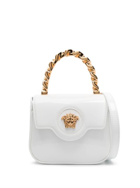 Versace La Medusa patent mini bag