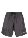 Versace reversible Barocco-print swim shorts - Grey