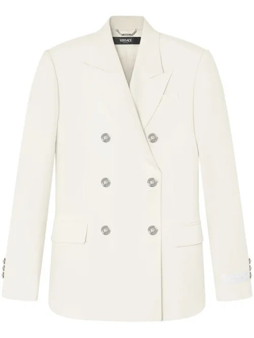 Blazer à double boutonnière - Versace - Modalova