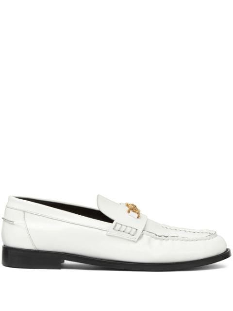 Versace Medusa-plaque leather loafers