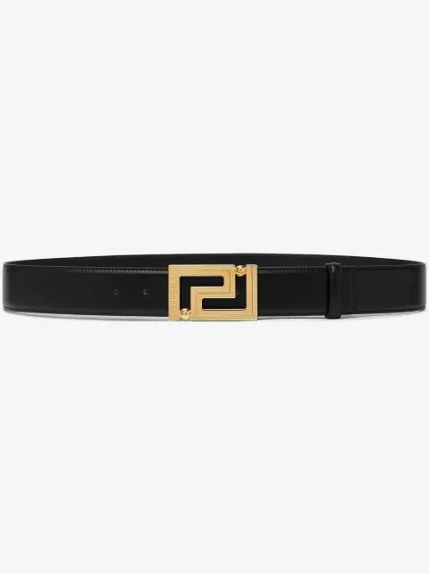 Versace Greca leather belt 4cm