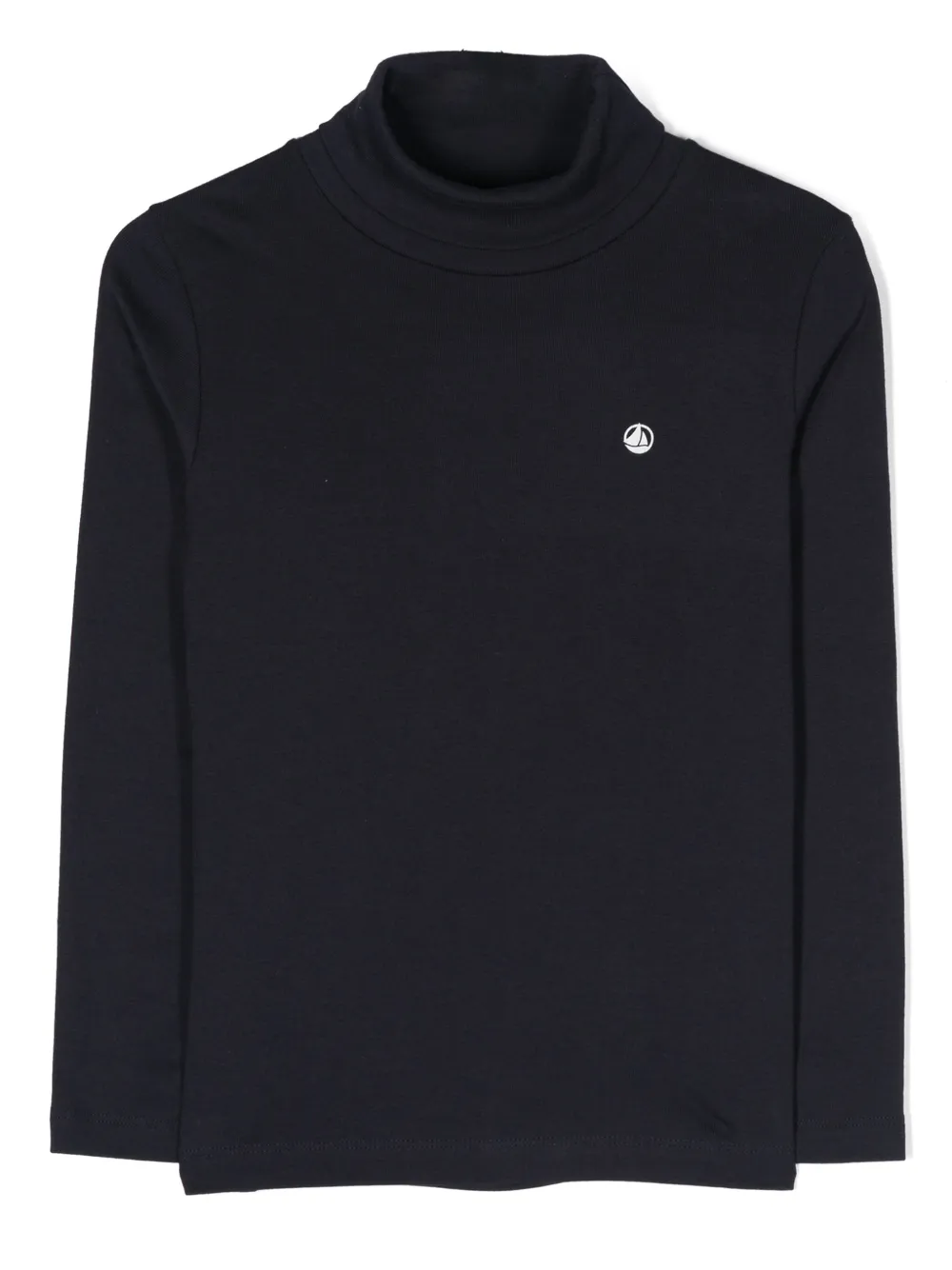 Petit Bateau Trui met geborduurd logo Blauw