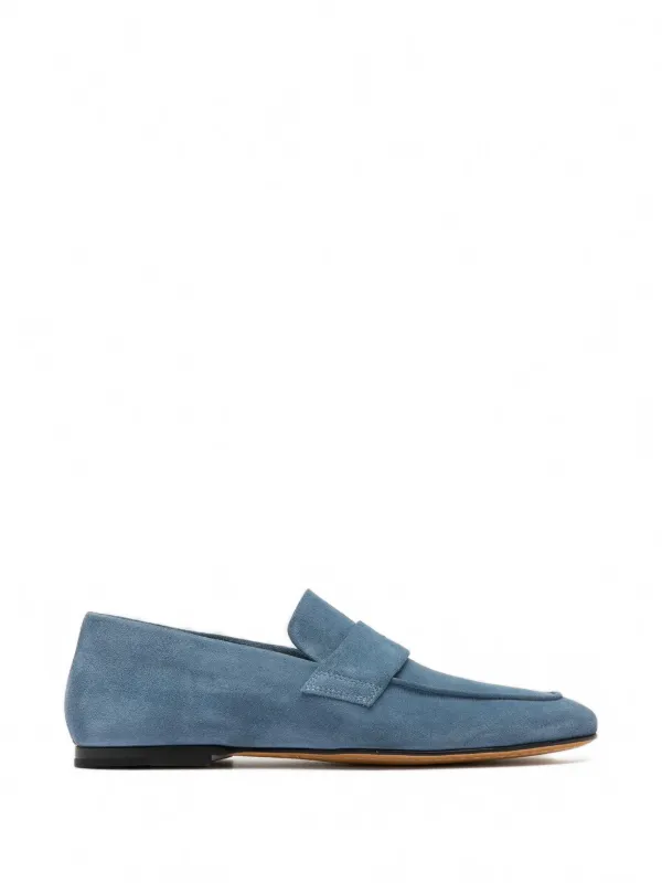 Officine Creative Blair Suede Loafers in Blue