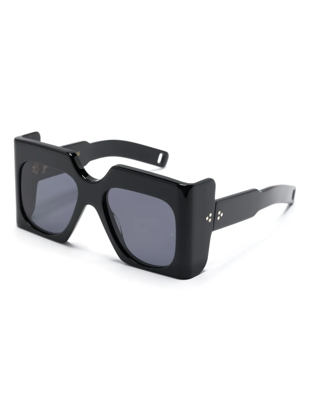 Jacques Marie Mage Ultravox zonnebril met oversized montuur - Zwart