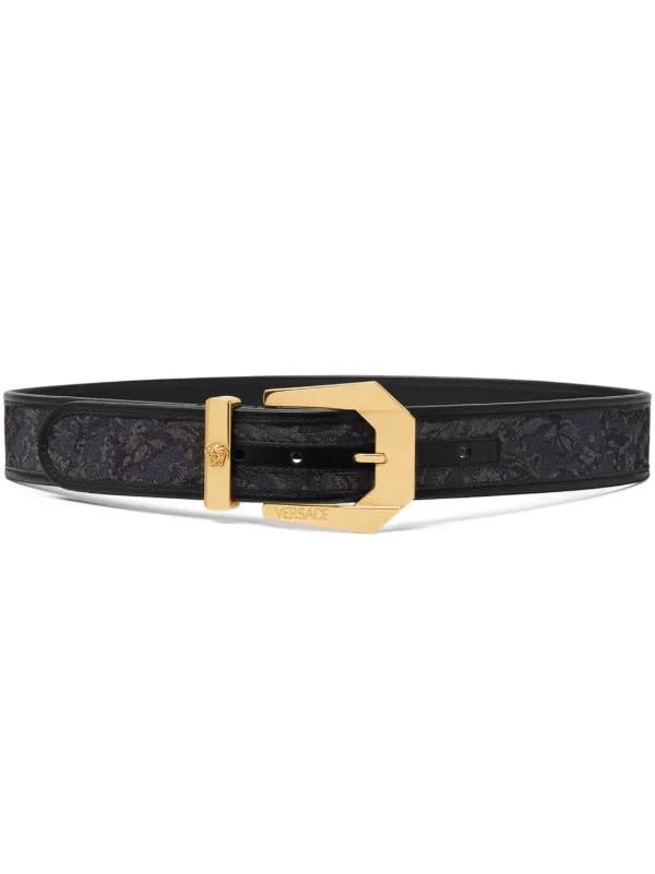 【関税＆送料込み】Versace Belt Versace Belt XL: Medusa Head Buckle