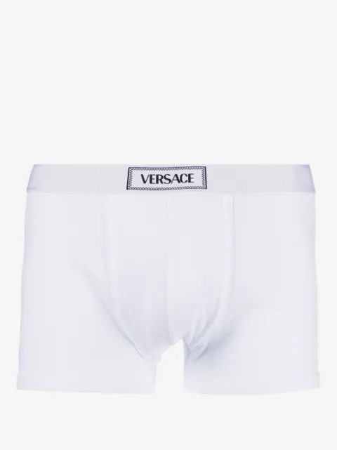 Versace ropa interior de algodón en canalé