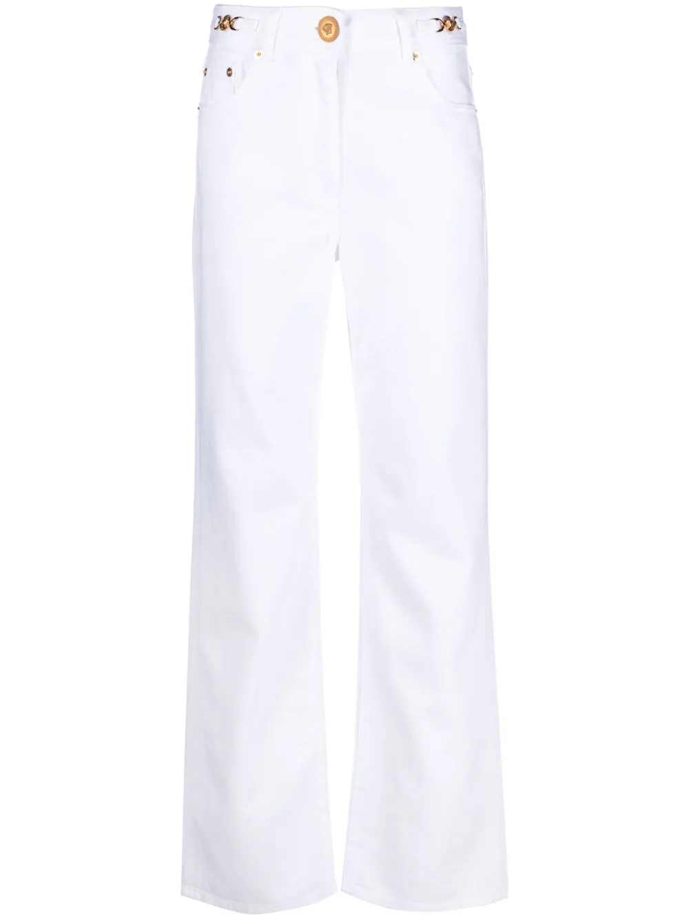 Versace Medusa '95 straight jeans Wit