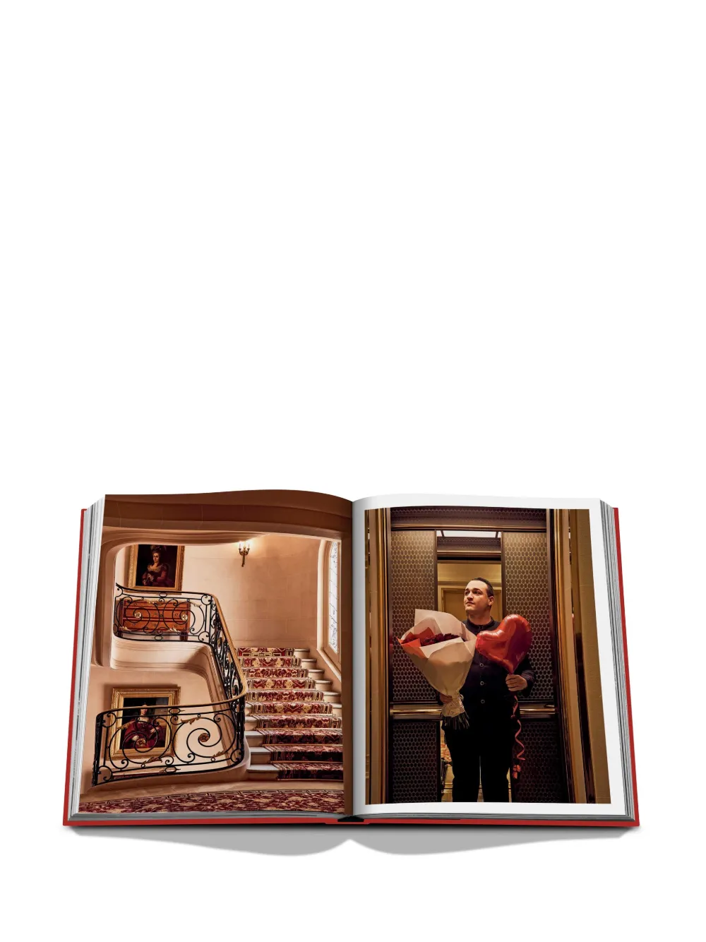 Assouline Plaza Ath�n�e Book In Red
