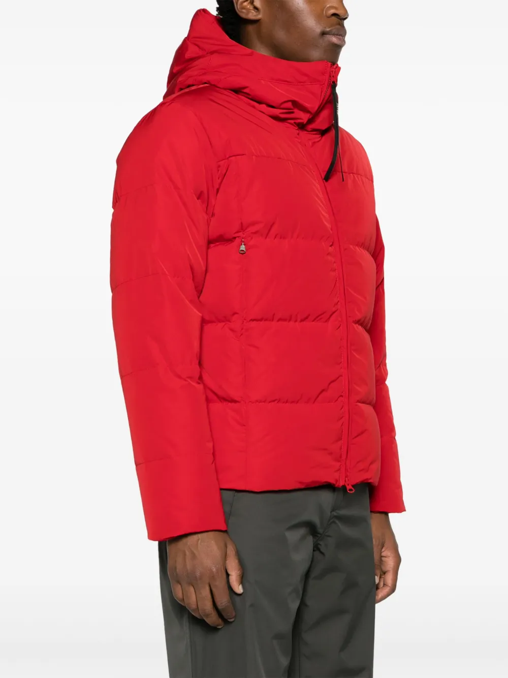 ASPESI Donsjack met capuchon Rood